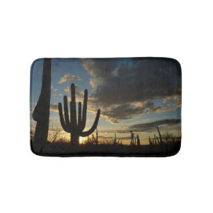 Saguaro Sunset II Arizona Wüste Landschaft Badematte