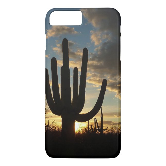 Saguaro Sunset II Arizona Wüste Landschaft Case-Mate iPhone Hülle (Rückseite)