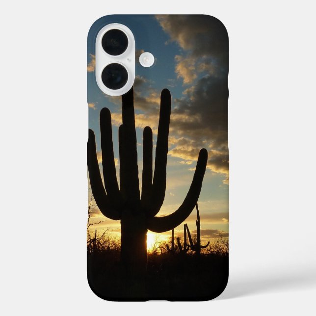 Saguaro Sunset II Arizona Wüste Landschaft Case-Mate iPhone Hülle (Rückseite)