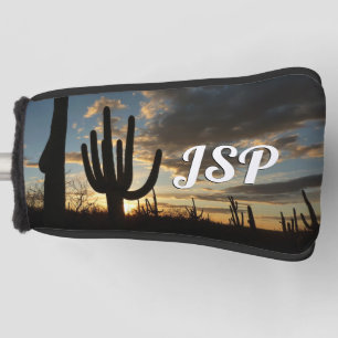 Saguaro Sunset II Arizona Wüste Landschaft Golf Headcover
