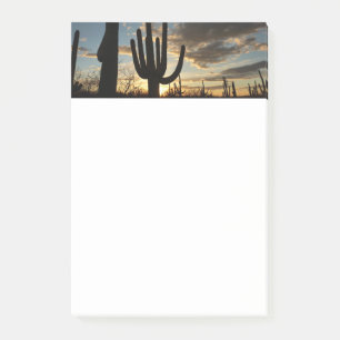 Saguaro Sunset II Arizona Wüste Landschaft Post-it Klebezettel