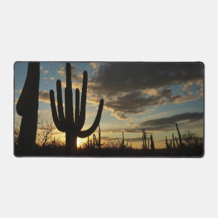 Saguaro Sunset II Arizona Wüste Landschaft Schreibtischunterlage