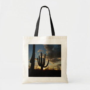 Saguaro Sunset II Arizona Wüste Landschaft Tragetasche