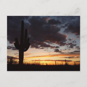 Saguaro Sunset III Arizona Wüste Landschaft Postkarte