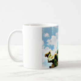 Saguaro tauchte in der Wolken-Kaffeetasse/Tasse Tasse