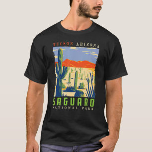 Saguaro US-Nationalpark Tucson Arizona Vintag T-Shirt