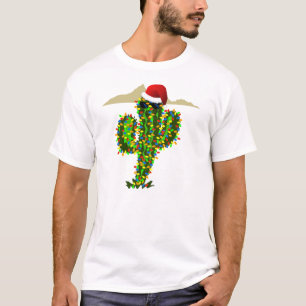 Saguaro Weihnachtslicht T-Shirt