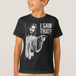 Sah das Jesus Funny Quote für Frauen MENA T-Shirt