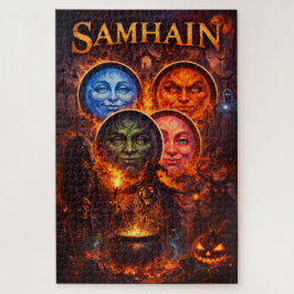 Sah in rituellen himmlischen Mondgesichtern episch Puzzle