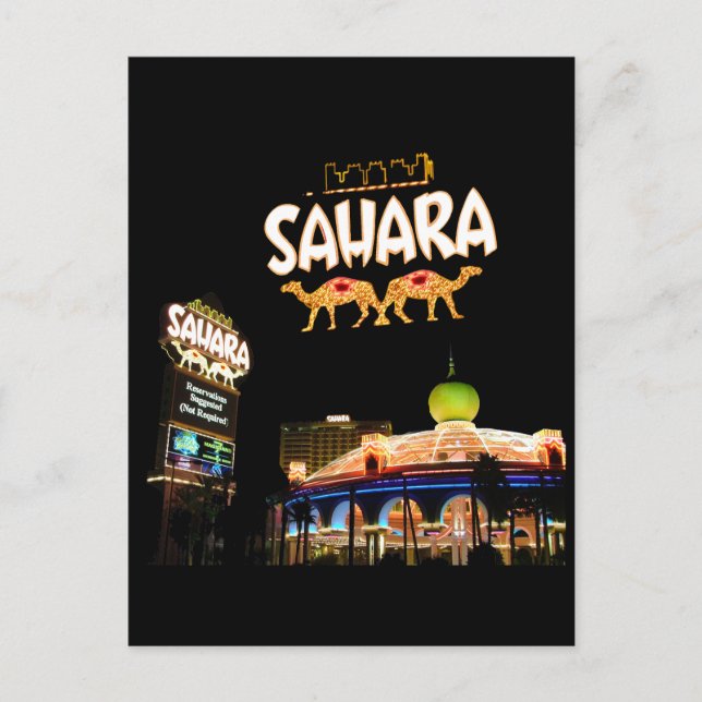 Sahara Las Vegas Compilation Postcard Postkarte (Vorderseite)