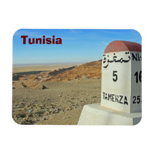 Sahara-Meilenstein, Tunesien Magnet