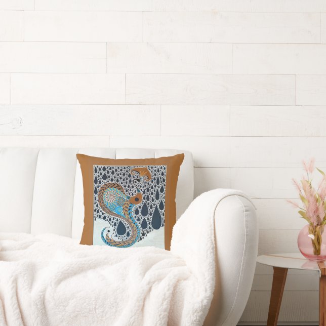 Sahara Pearls Stamm Exotic Peacock Kissen (Liege)