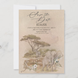 Sahara Savanna Tier Einladung