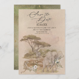 Sahara Savanna Tier Einladung