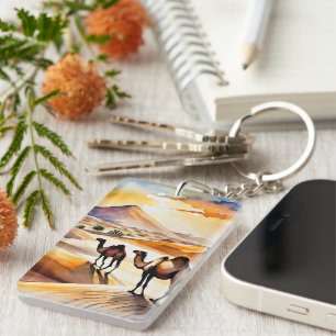 Sahara Watercolor Schlüsselanhänger