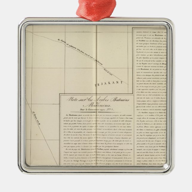 Sahara-Wüste, Afrika 13 Silbernes Ornament (Vorne)