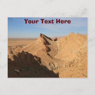 Sahara Wüste, Tunesien, anpassbare Postkarte