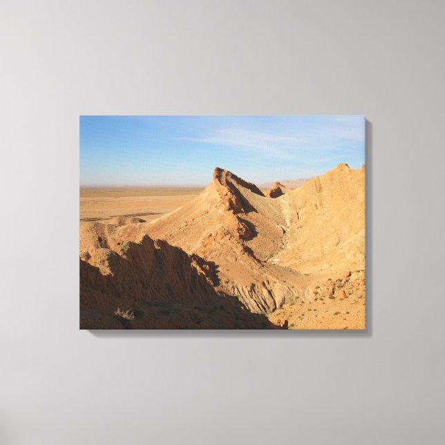 Sahara-Wüste, Tunesien Leinwanddruck (Vorderseite)