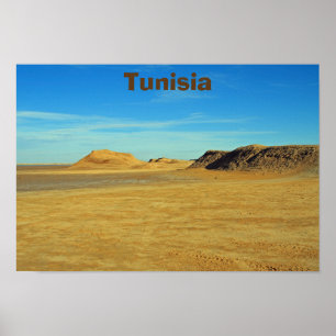 Sahara-Wüste, Tunesien Poster
