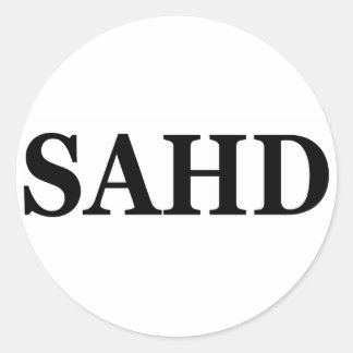 Sahd Runder Aufkleber