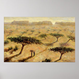 Sahelian Landschaft 2002 Poster