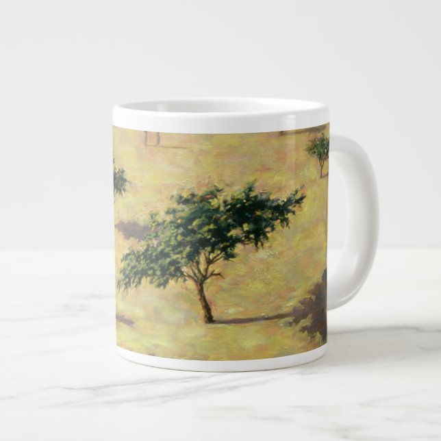 Sahelian Landschaft Mali 1991 Jumbo-Tasse (Vorderseite Rechts)
