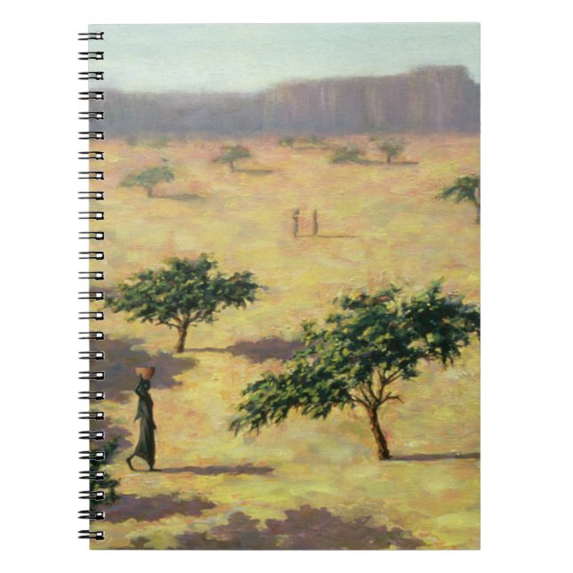Sahelian Landschaft Mali 1991 Notizblock (Vorderseite)
