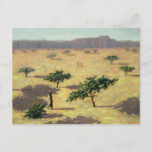Sahelische Landschaft Mali 1991 Postkarte
