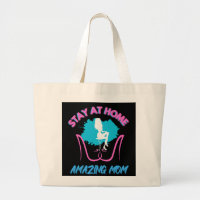 Sahm Bleibe bei Zuhause Mama rosa & blau Trendy De