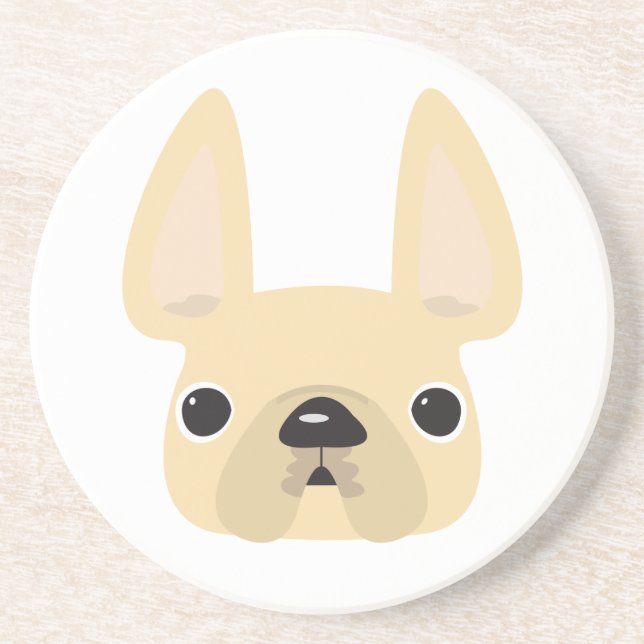SahneFrenchie Untersetzer (Vorne)
