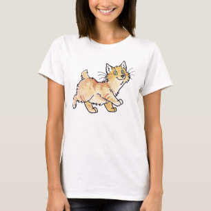 Sahnetabby-Manx Miezekatze T-Shirt