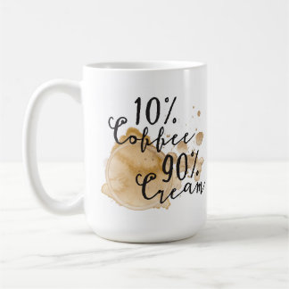 SahneTasse 10% Kaffee-90% Kaffeetasse