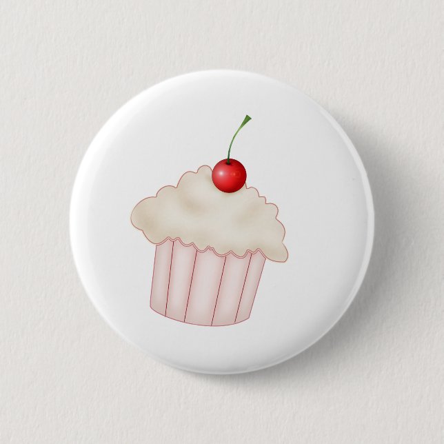 Sahniger kleiner Kuchen Button (Vorderseite)