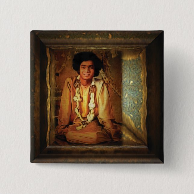 Sai Baba Button (Vorderseite)
