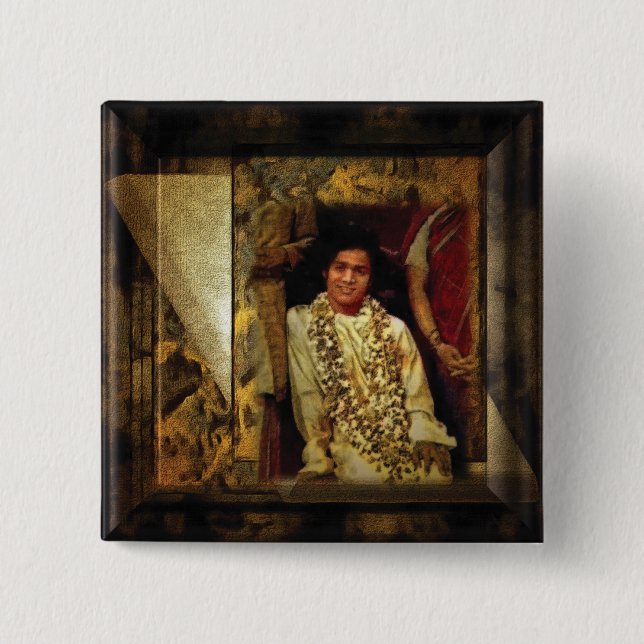 Sai Baba Button (Vorderseite)