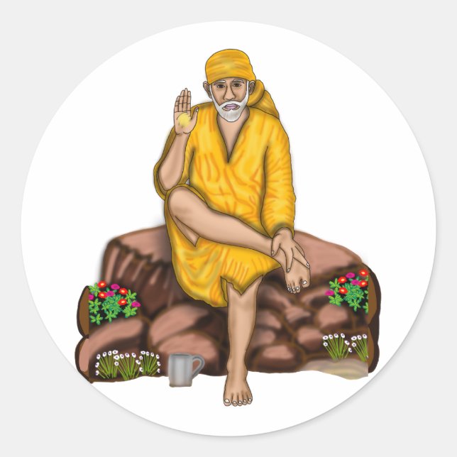Sai Baba Stickers (Vorderseite)