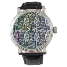 Sai Baba von Shirdi Pop Art Watch