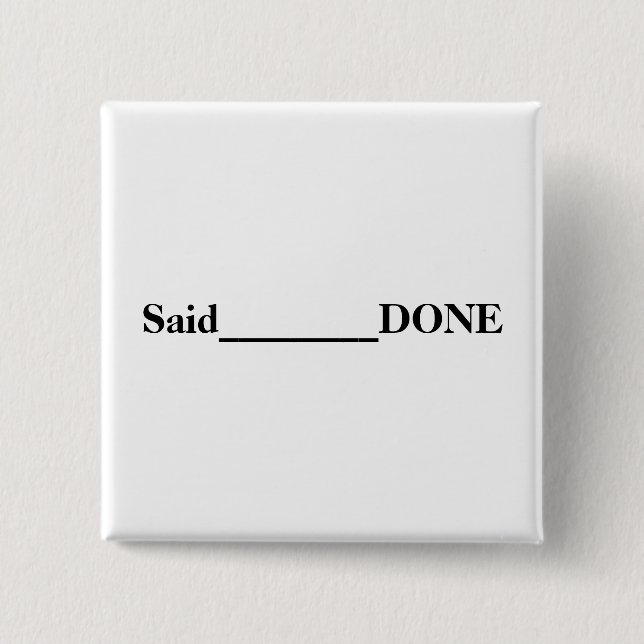 Said________DONE Button (Vorderseite)