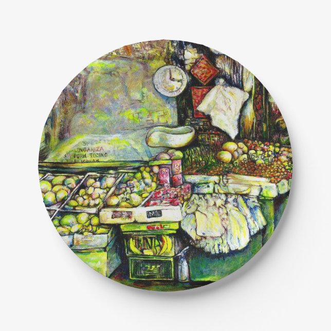 Said, um die gesamte Idee einzubringen Pappteller (Vorderseite)