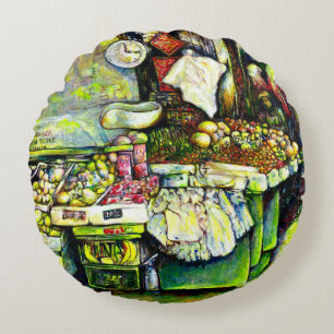 Said, um die gesamte Idee einzubringen Rundes Kissen