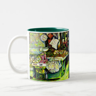 Said, um die gesamte Idee einzubringen Zweifarbige Tasse