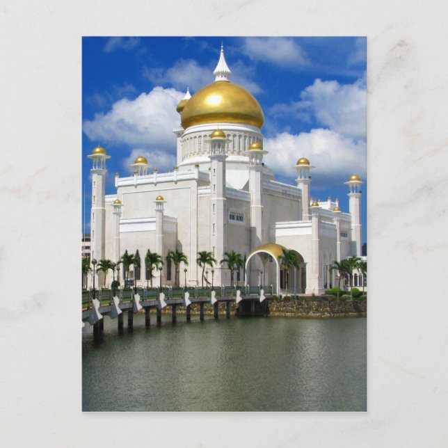 Saifuddien-Moschee brunei Postkarte (Vorderseite)