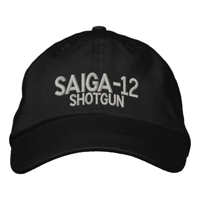 Saiga 12 - bestickter Hut (Vorderseite)