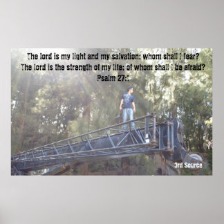 Saiga 12 Psalm 27:1 Inspiration Poster