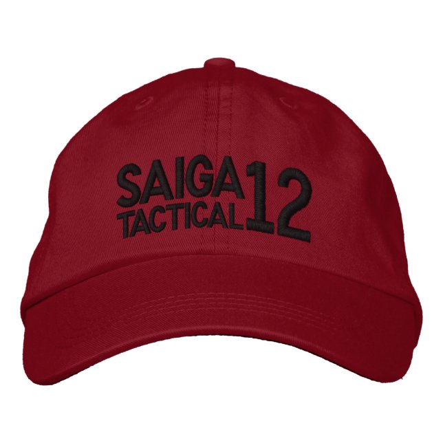 Saiga 12 - Saiga Tactical Bestickte Kappe (Vorderseite)