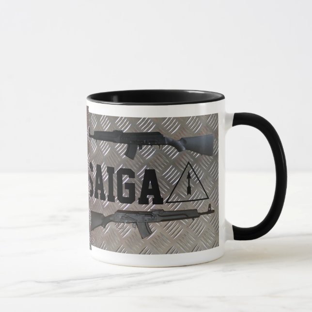 Saiga Gewehr Tasse (Rechts)