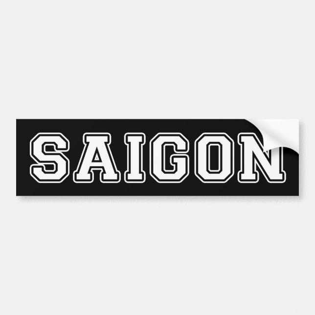 Saigon Autoaufkleber (Vorne)