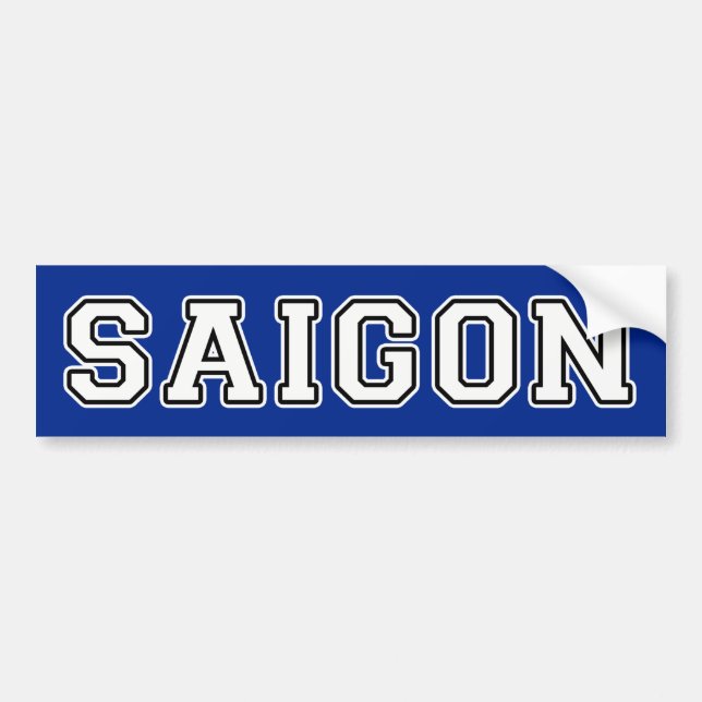 Saigon Autoaufkleber (Vorne)