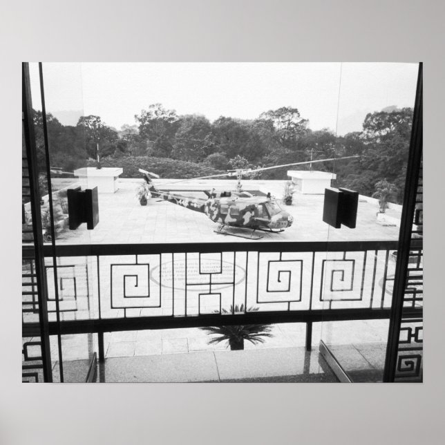 Saigon HCMC Vietnam, Huey Helicopter Poster (Vorne)