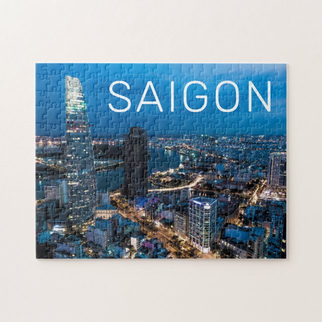 Saigon (Ho Chi Minh City) HCMC Vietnam Holiday Puzzle (Horizontal)